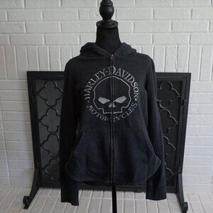 Harley Davidson Womens Medium M Willy G Zip up Hoodie.
